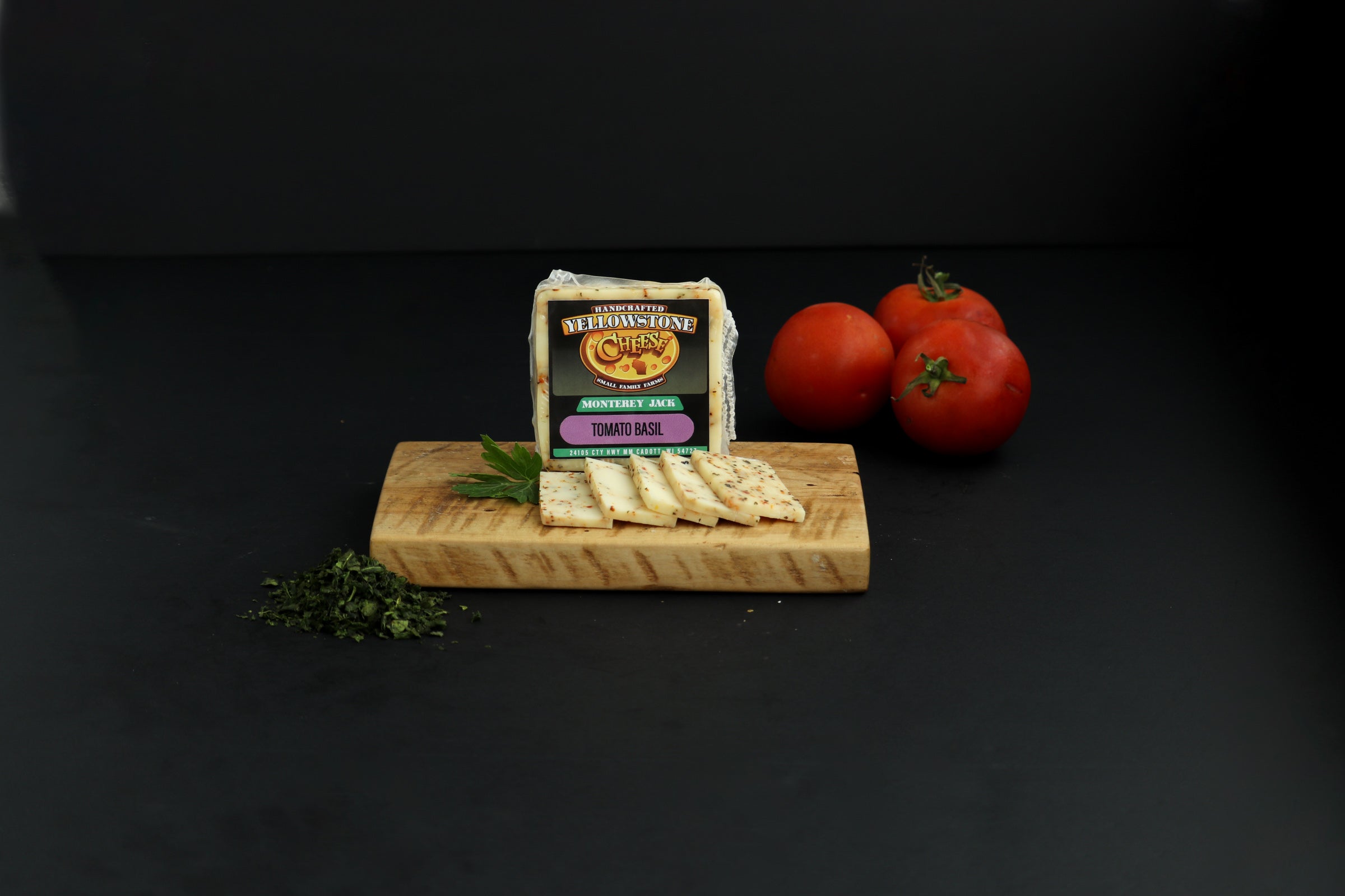 Monterey Jack Tomato Basil Cheese – Yellowstone Cheese